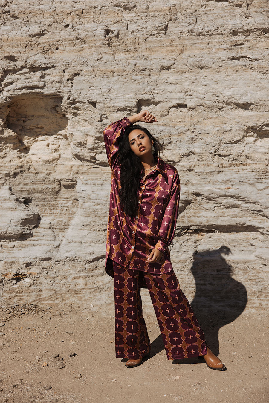Dakota Set - Magenta Geo