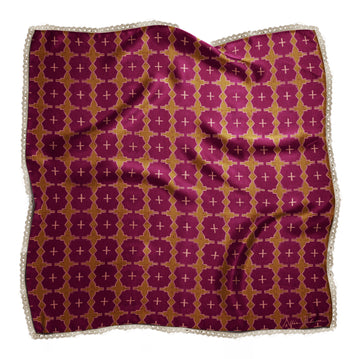 Magenta Crochet Scarf