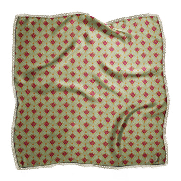 Mint Agave Crochet Scarf