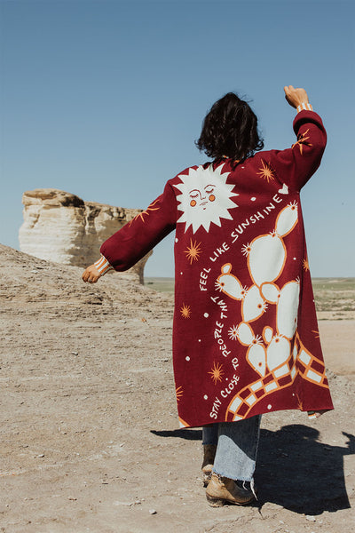 Feels Like Sunshine Maxi Cardigan – Allie Falcon