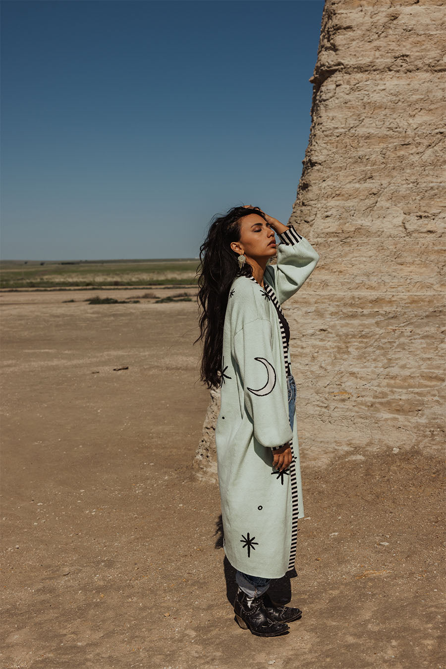 Hearts On Fire Maxi Cardigan